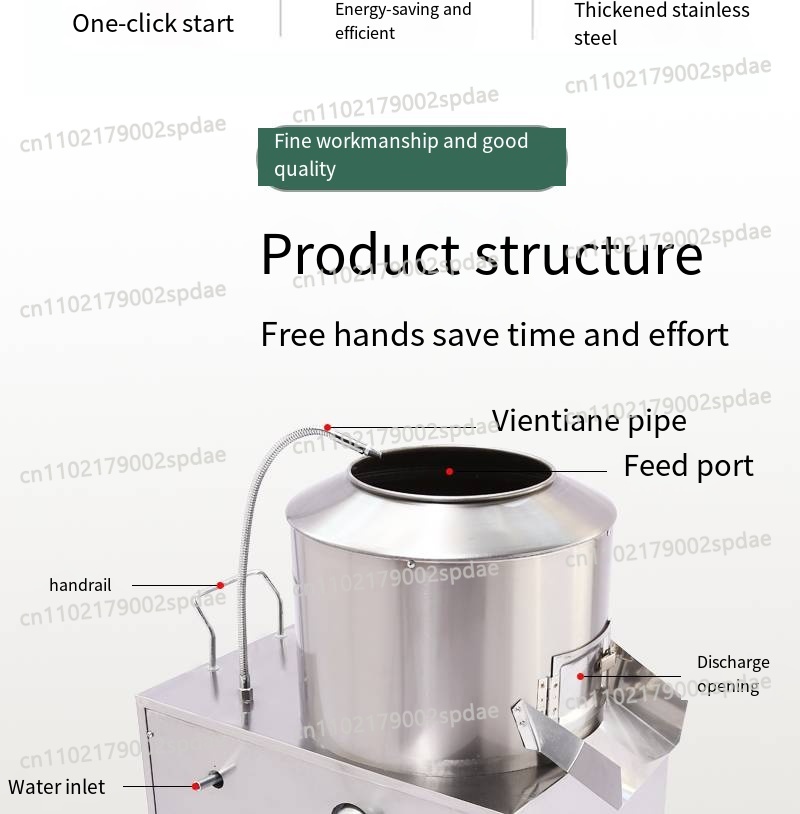 Ticari Patates Taro Zencefil H - Commercial Potato Peeler Machine incelemesi ve fiyatı