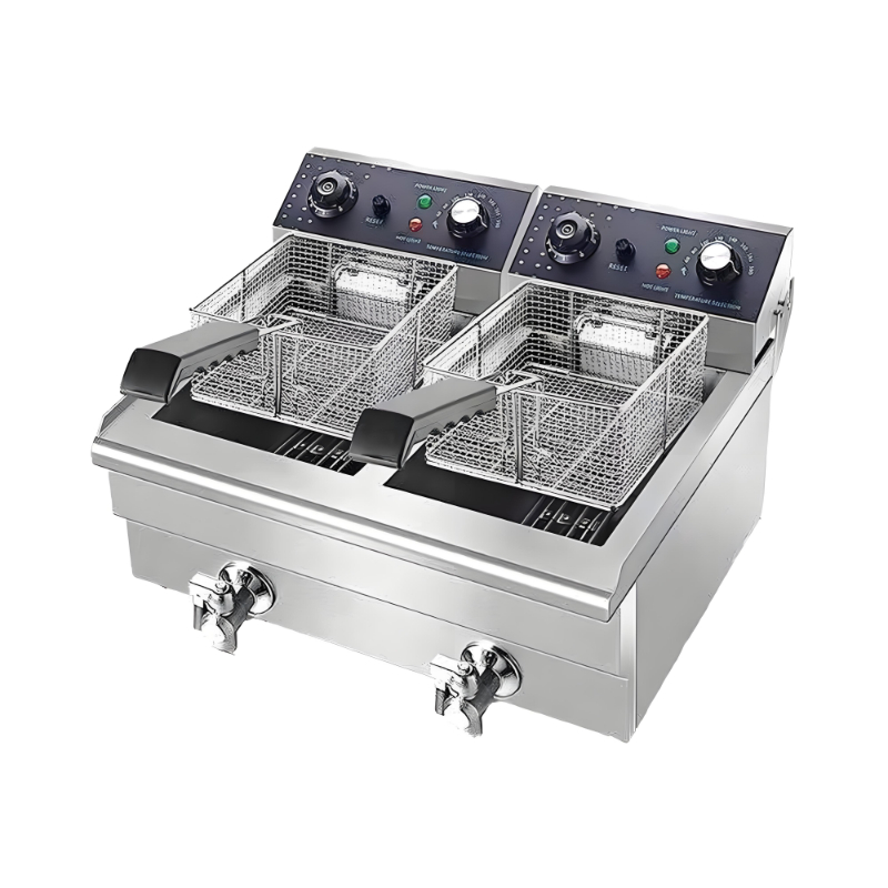 Ticari Elektrikli Çift Fritöz  - Electric Fryer Commercial 20L incelemesi ve fiyatı
