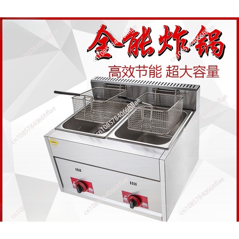 8L Sepetli ve Kapaklı Ticari L - Commercial Gas Deep Fryer Propane incelemesi ve fiyatı