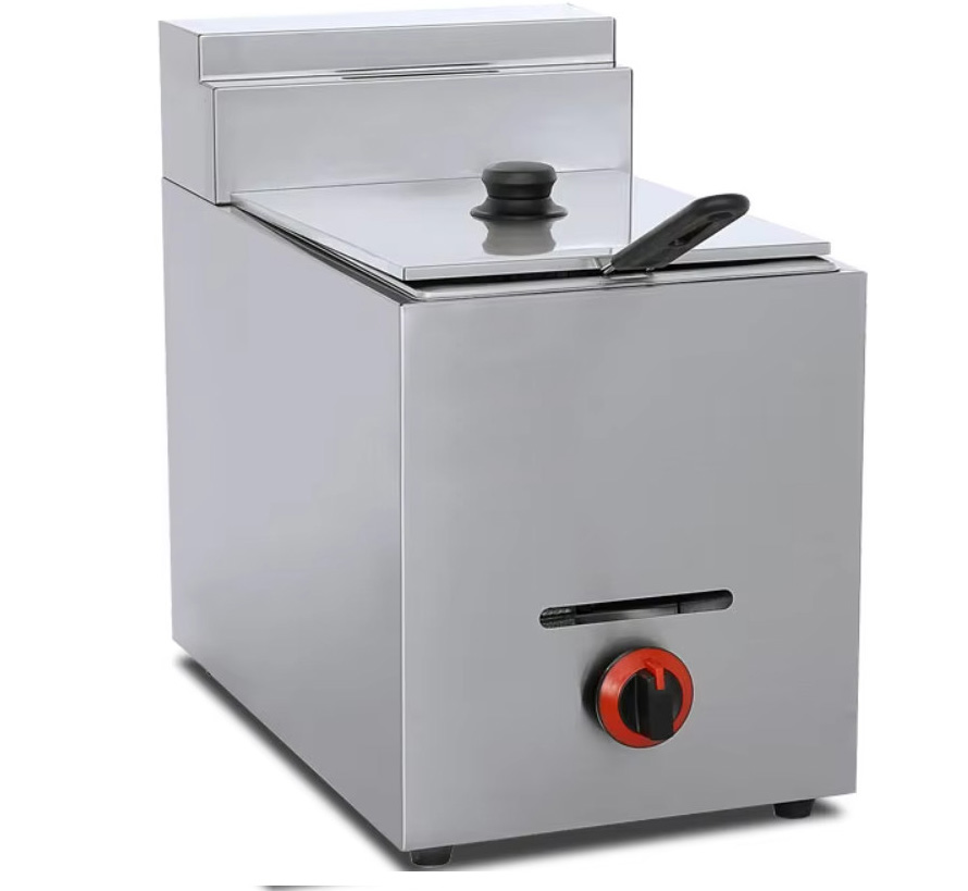 8L Sepetli ve Kapaklı Ticari L - Commercial Gas Deep Fryer Propane incelemesi ve fiyatı