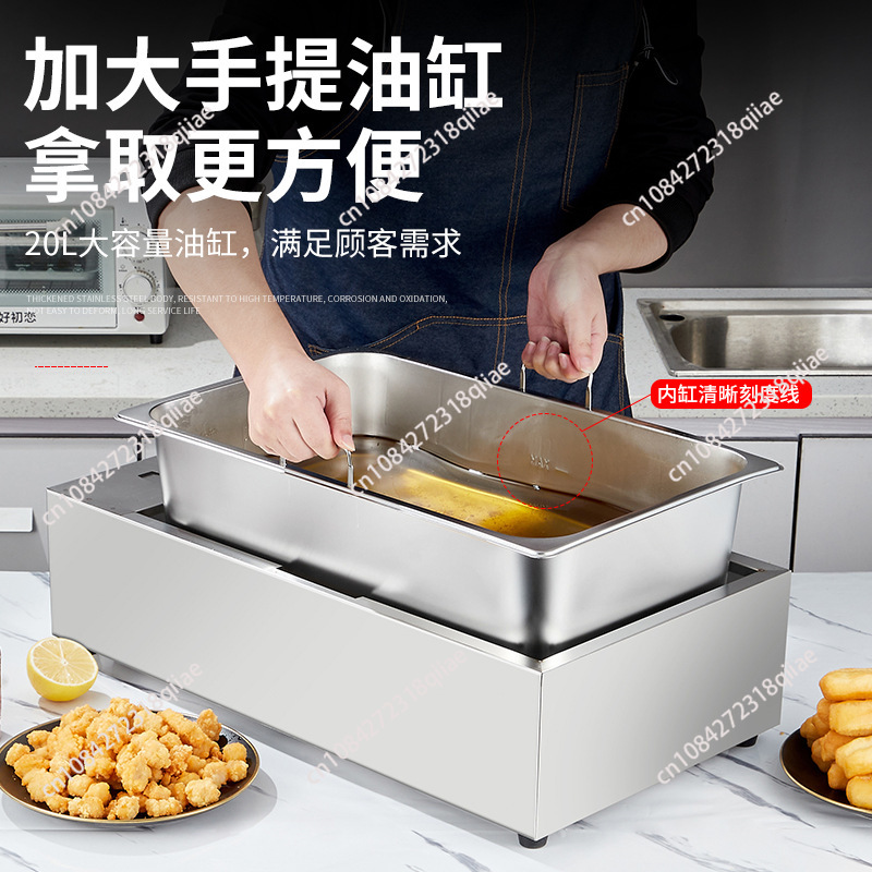 220V Tek Tanklı Elektrikli Fri - Commercial Donut Fryer Electric incelemesi ve fiyatı