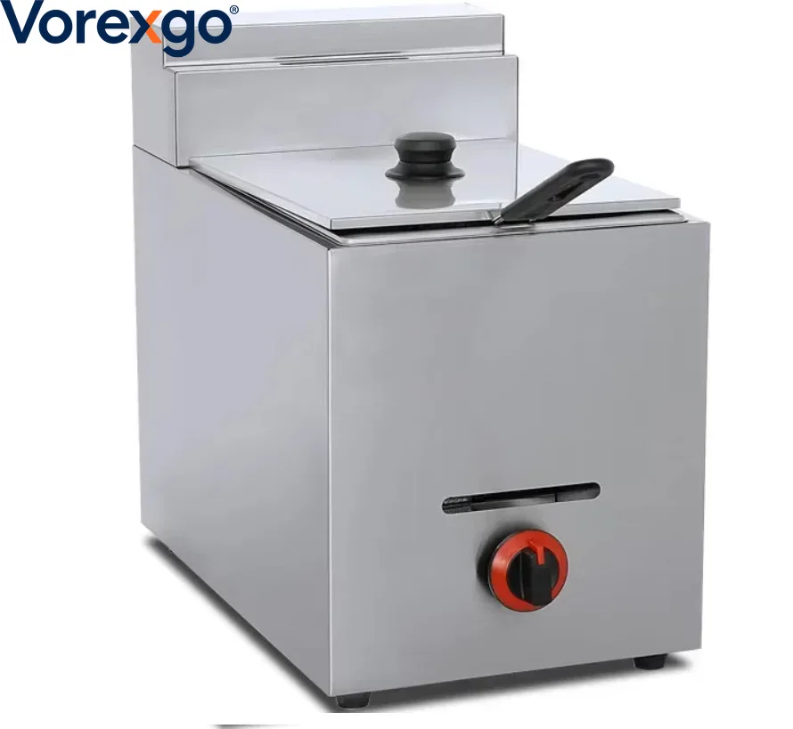 8 Litrelik Sepet ve Kapaklı, P - Commercial Gas Deep Fryer Propane incelemesi ve fiyatı