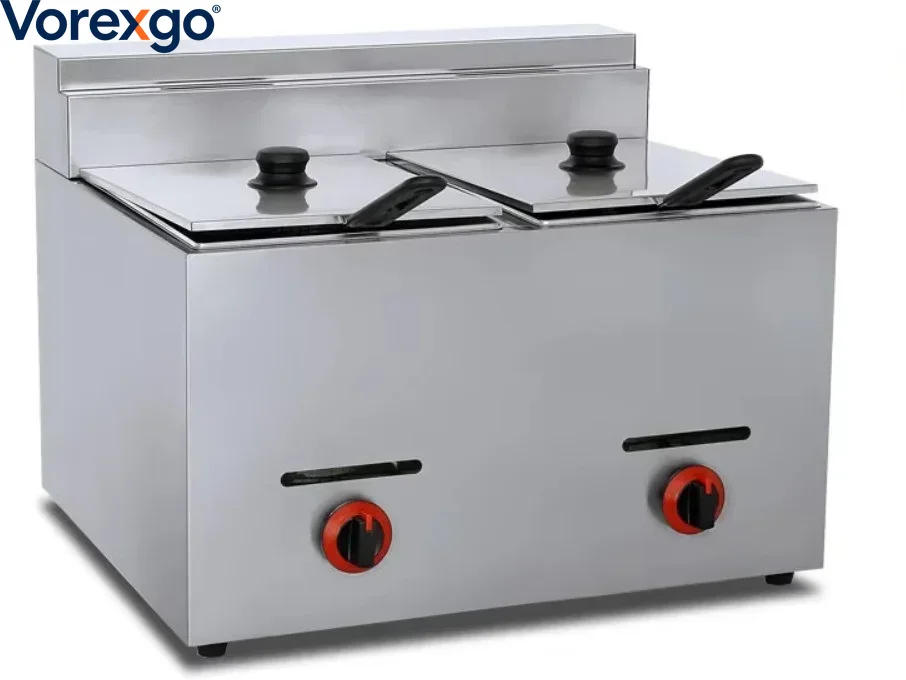 8 Litrelik Sepet ve Kapaklı, P - Commercial Gas Deep Fryer Propane incelemesi ve fiyatı