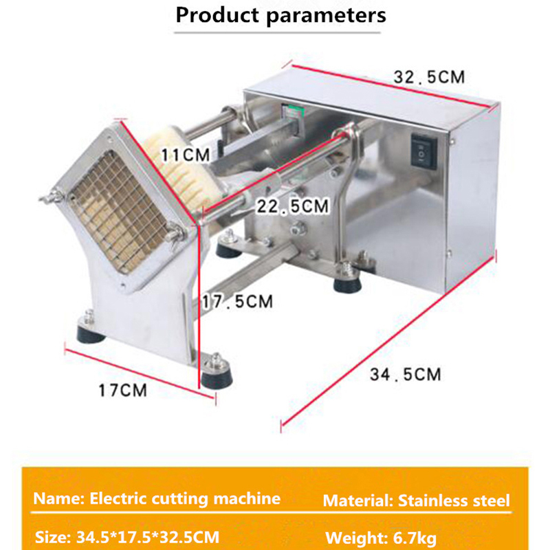 Yüksek Verimli Ticari Elektrik - Commercial French Fry Cutter incelemesi ve fiyatı